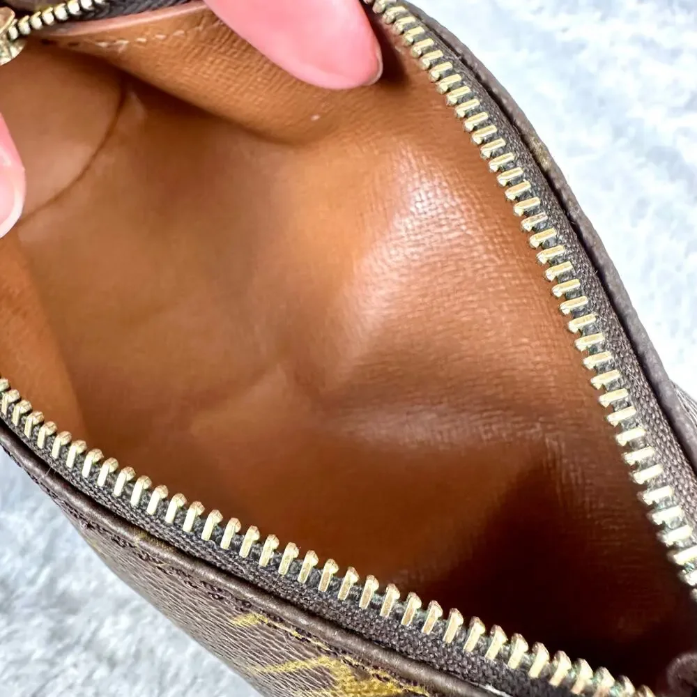 LOUIS VUITTON Monogram Mini PapillonVintage Pouch wristlet Excellent RARE! GIFT - Picture 7 of 9